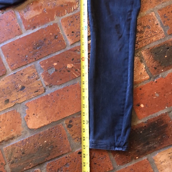 7 for all mankind SLIM ILLUSION LUXE HIGH WAIST SKINNY IN BLACK - Picture 8 of 12